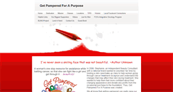 Desktop Screenshot of getpamperedforapurpose.org